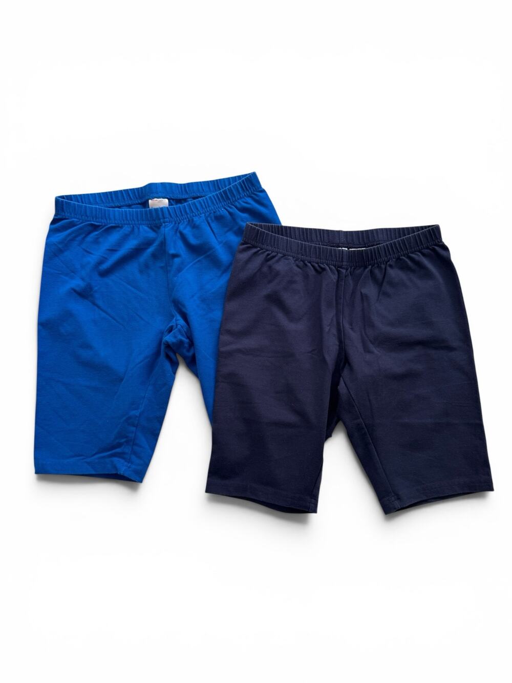 Hanna Andersson blue & navy bike shorts